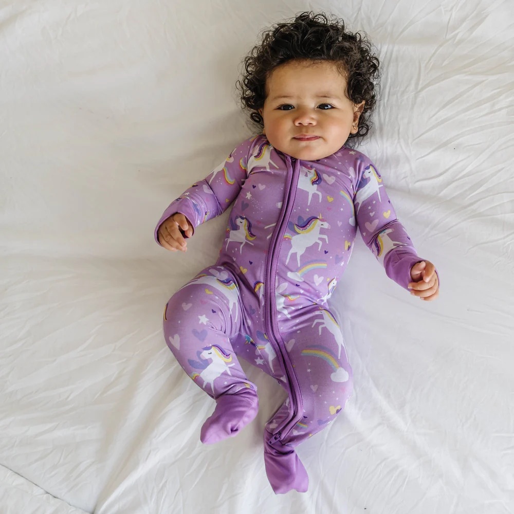 Little Sleepies Sienna’s Unicorn Footie